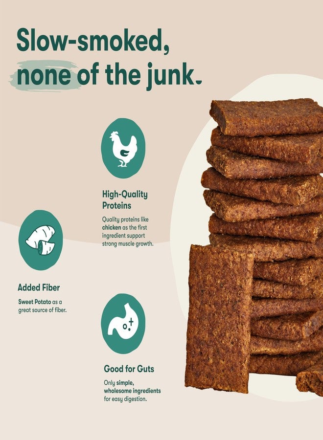 Jinx Tenders Chicken Jerky Dog Treats, All Natural Ingredients, Soft & Chewy, Low-Calorie, Slow-Smoked Chicken & Sweet Potato, No Fillers, 5oz, 6 Pack - Image 4